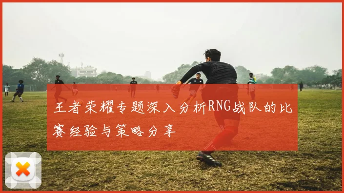 王者荣耀专题深入分析RNG战队的比赛经验与策略分享